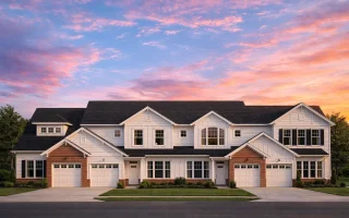Plan  8-1930-5 - The White Haven |  Traditional Colonial Townhome - 2-Bed, 2-Bath, 1,965 SF