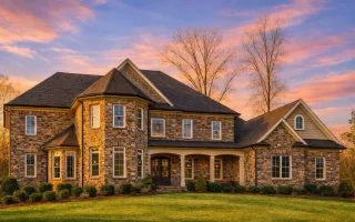 Plan  12-2926 - Hickory Run Retreat  | Traditional Colonial - 4-Bed, 1-Bath, 6,506 SF
