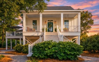 Plan  14-2119 - Laurel Brook Cottage  | Southern Low Country - 3-Bed, 2.5-Bath, 2,197 SF