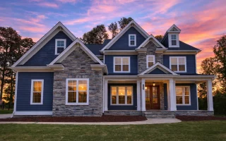 Plan  17-1746 - Edwards Lodge | New  American - 4-Bed, 3.5-Bath, 3,997 SF
