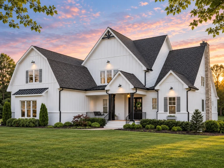 Elegant 2-Story Modern Farmhouse House Plan
