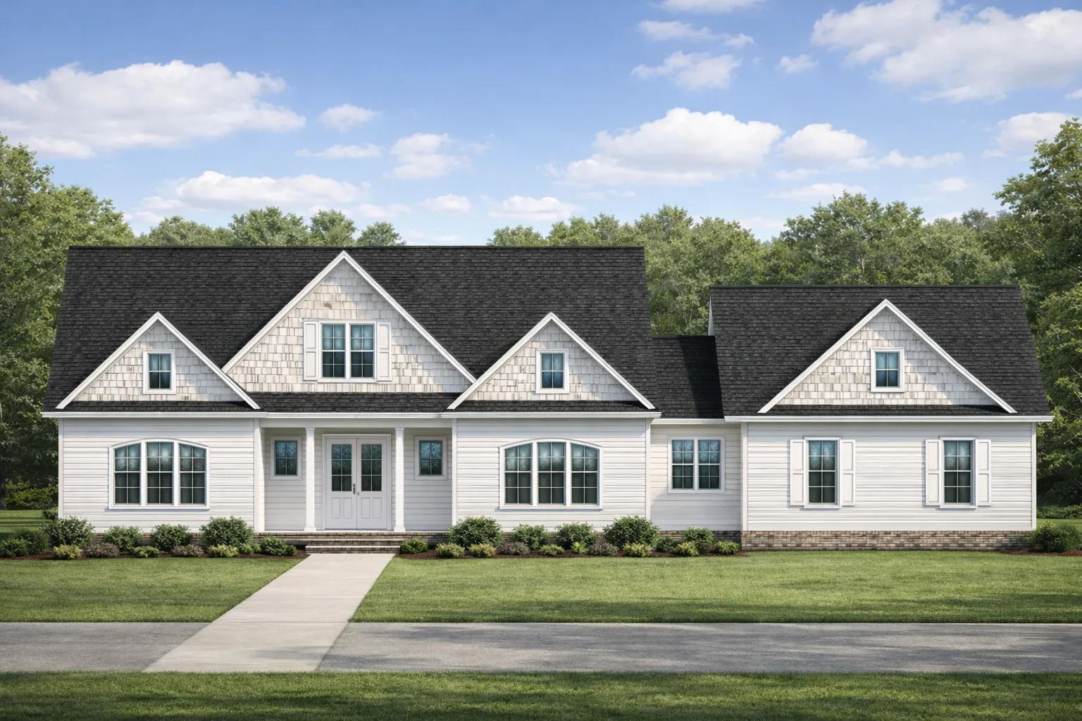 Craftsman Home Floor Plan with 4 Beds, CAD Designs & Blueprint