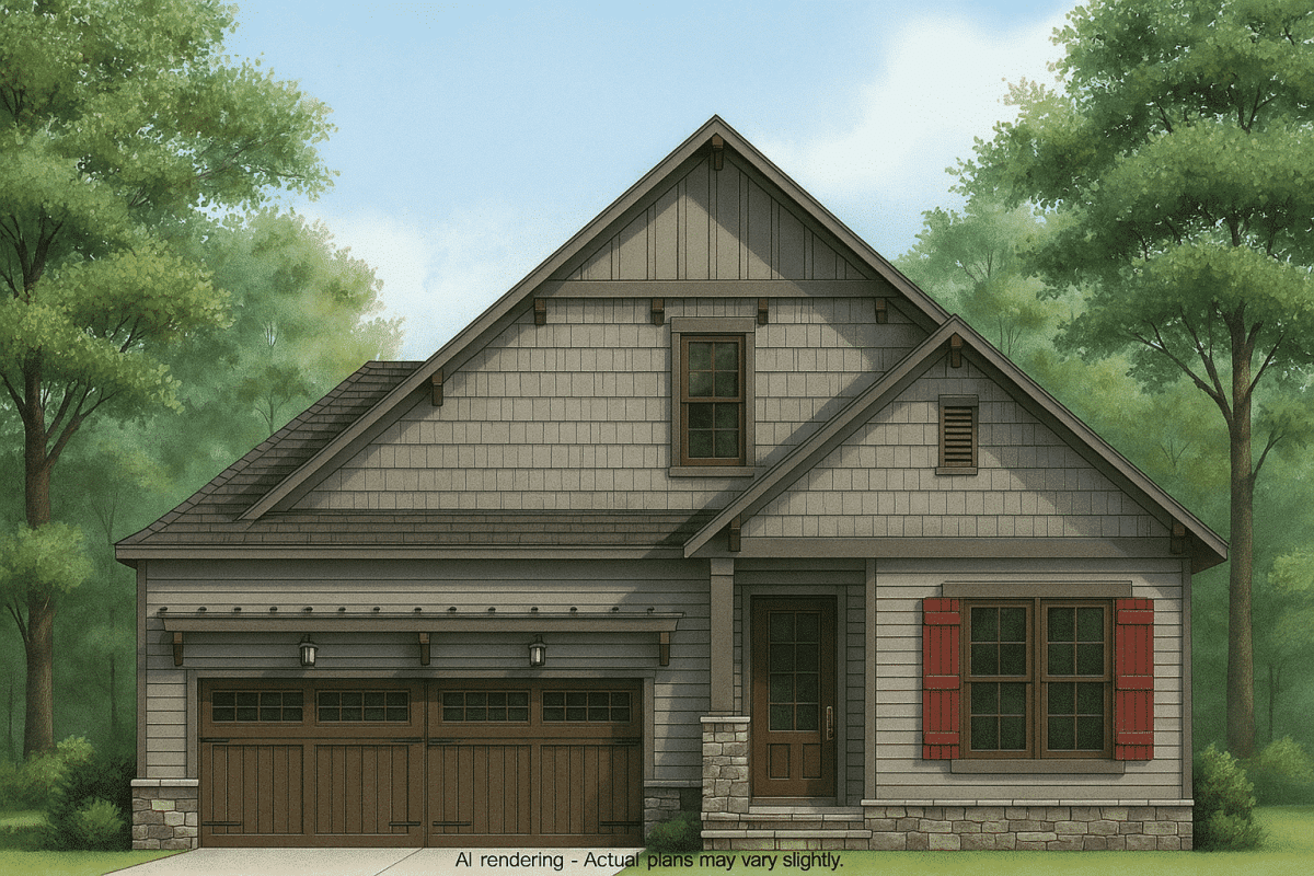 Spacious 2-Story House Plan with Craftsman Design