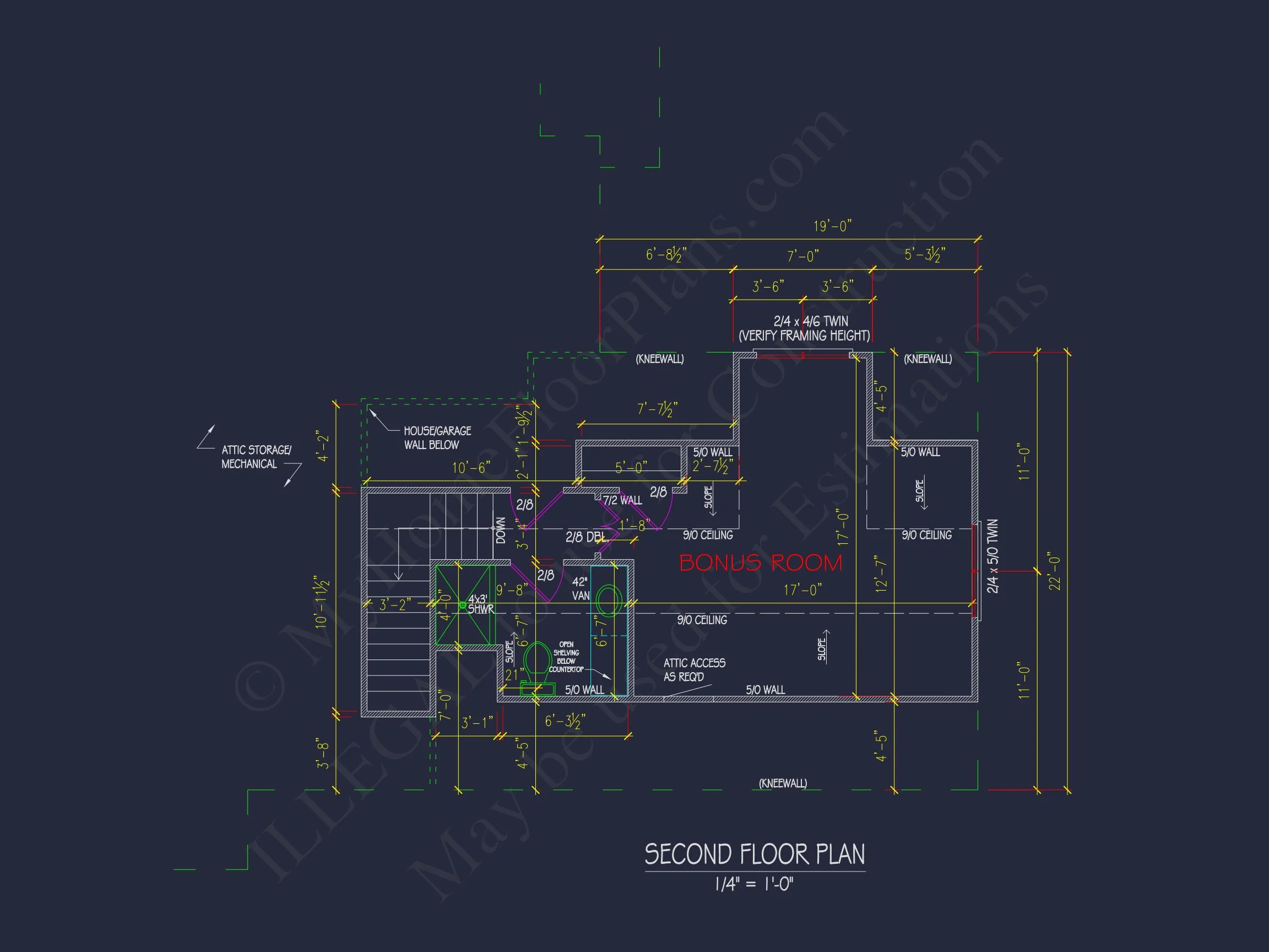 19-2168 HOUSE PLAN - Coastal Home Plan - 3-Bed, 2-Bath, 2,591 SF 27 Charming house Plan with Coastal and Craftsman Designs