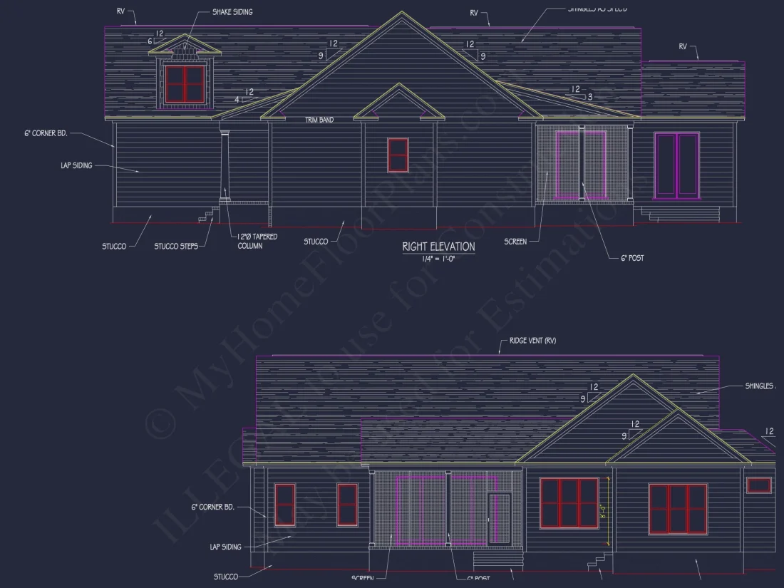 Charming house Plan with Coastal and Craftsman Designs