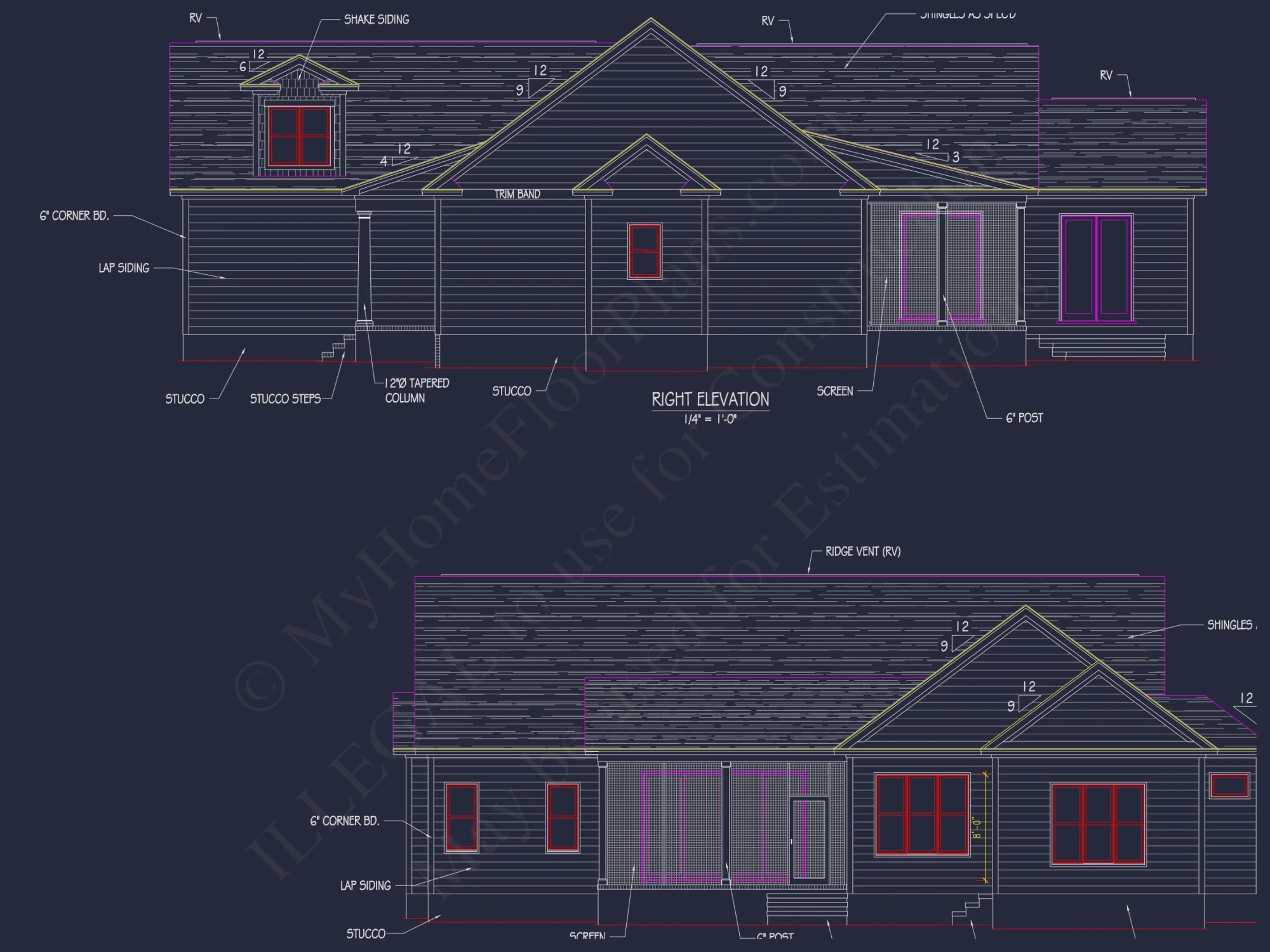 Charming house Plan with Coastal and Craftsman Designs