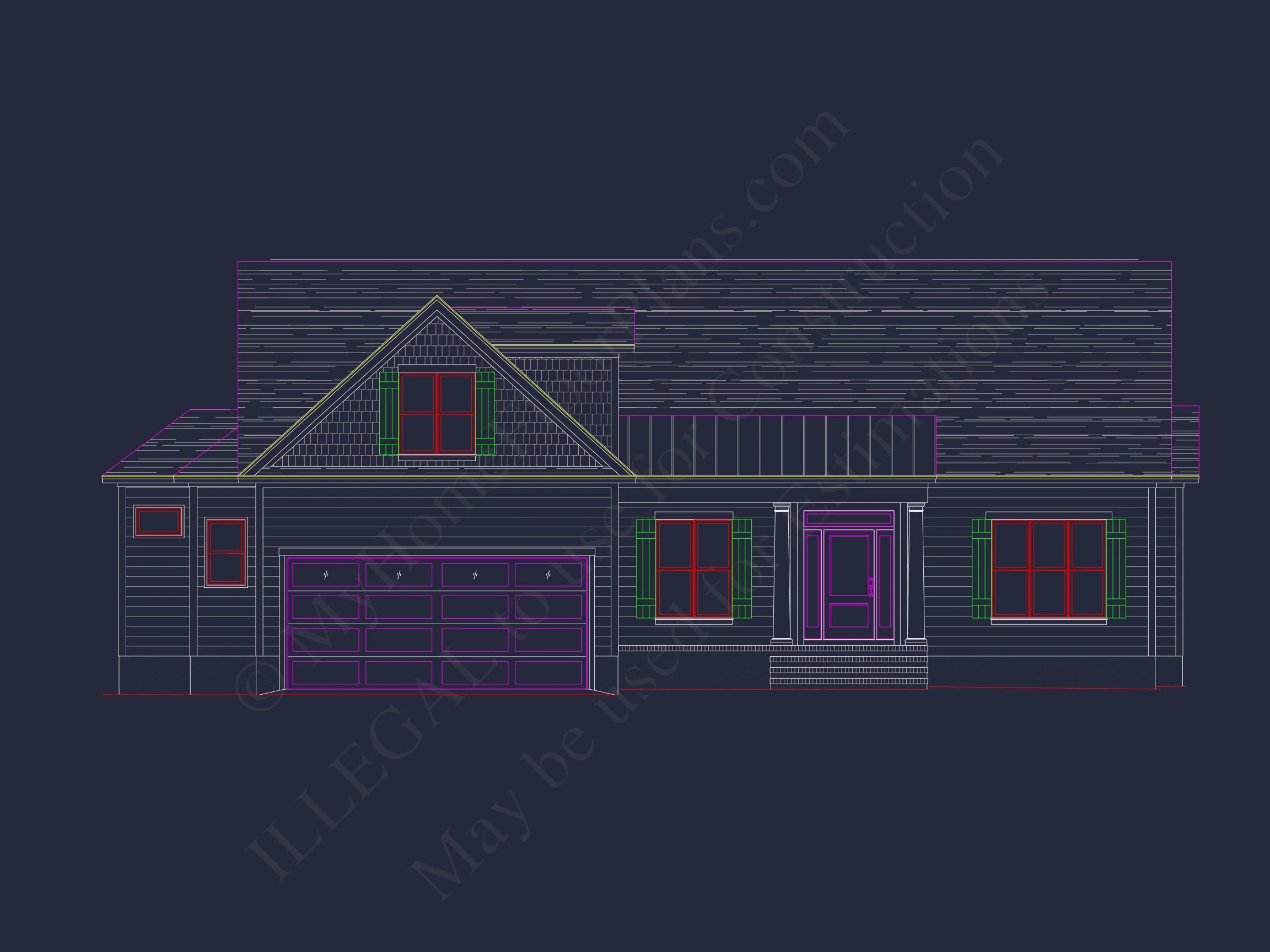 19-2168 HOUSE PLAN - Coastal Home Plan - 3-Bed, 2-Bath, 2,591 SF 22 Charming house Plan with Coastal and Craftsman Designs