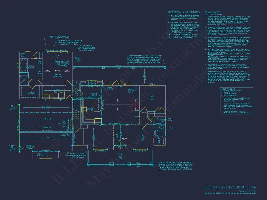 Craftsman house Plan with Open Floor Blueprint & Unique Designs