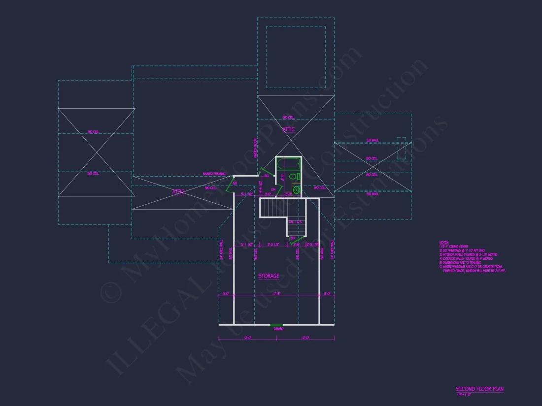 Affordable house Plan with 1.5 Floors and Spacious CAD Designs