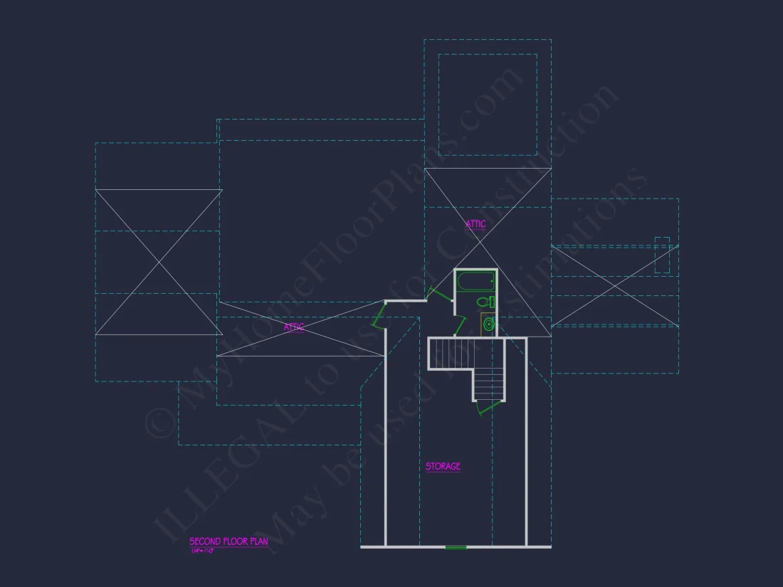 Affordable house Plan with 1.5 Floors and Spacious CAD Designs