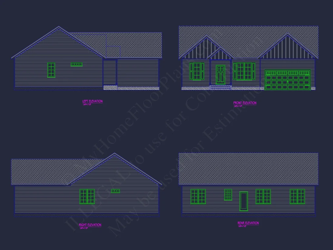 Beautiful Ranch house Plan with Open Floor Plan and Garage