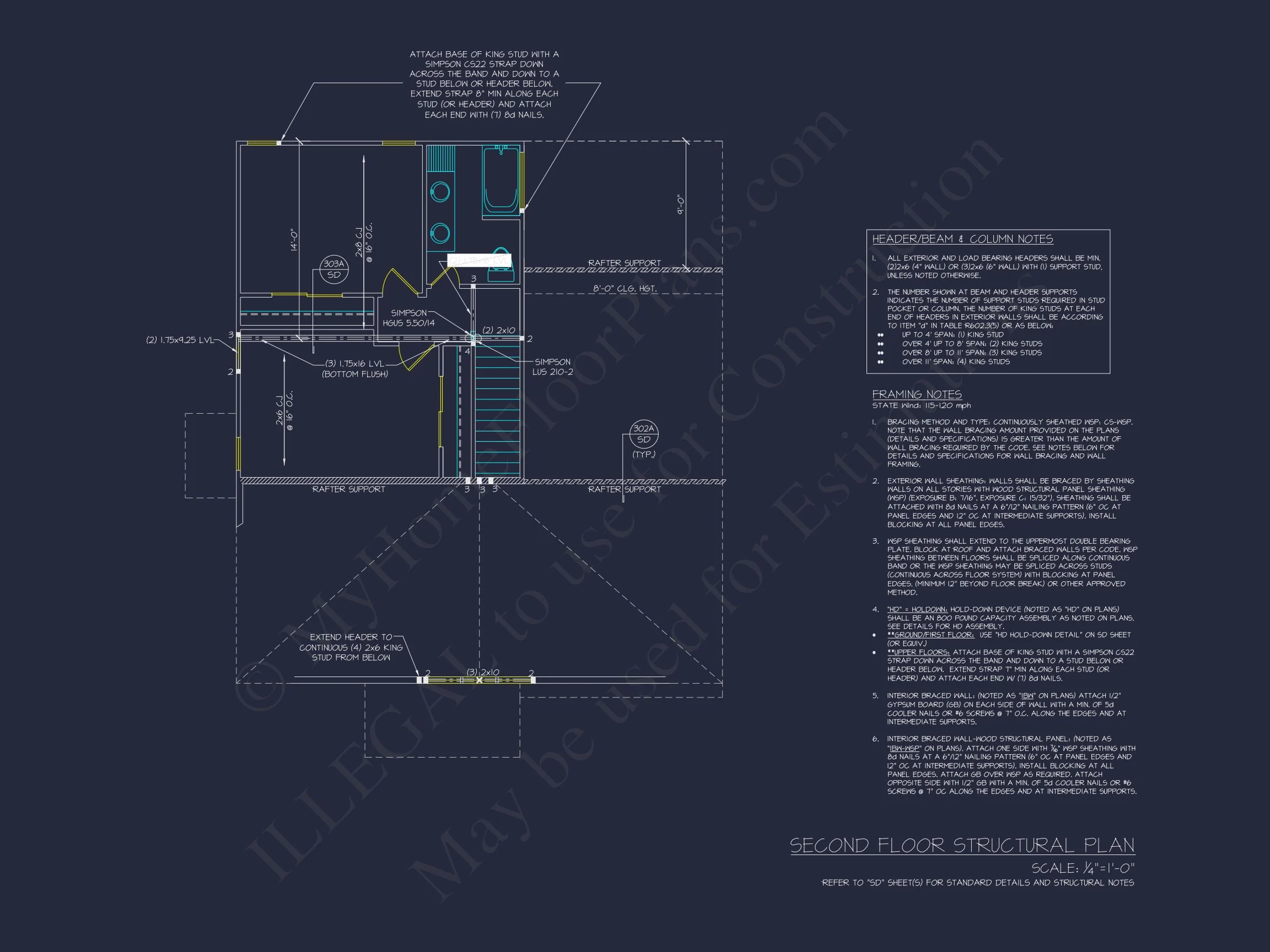 19-1443 HOUSE PLAN - Cottage Home Plan - 2-Bed, 2-Bath, 1,450 SF 9 Charming Craftsman house Plan with Efficient Floor Designs