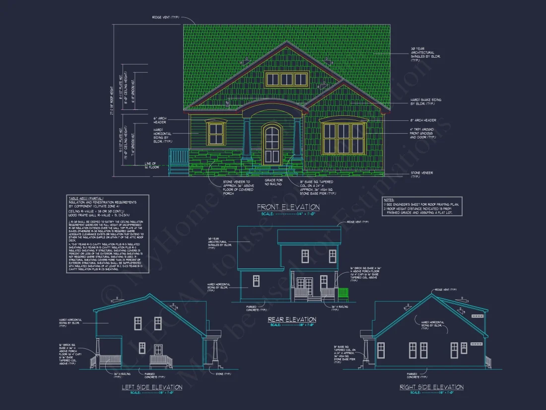 Charming Craftsman house Plan with Efficient Floor Designs
