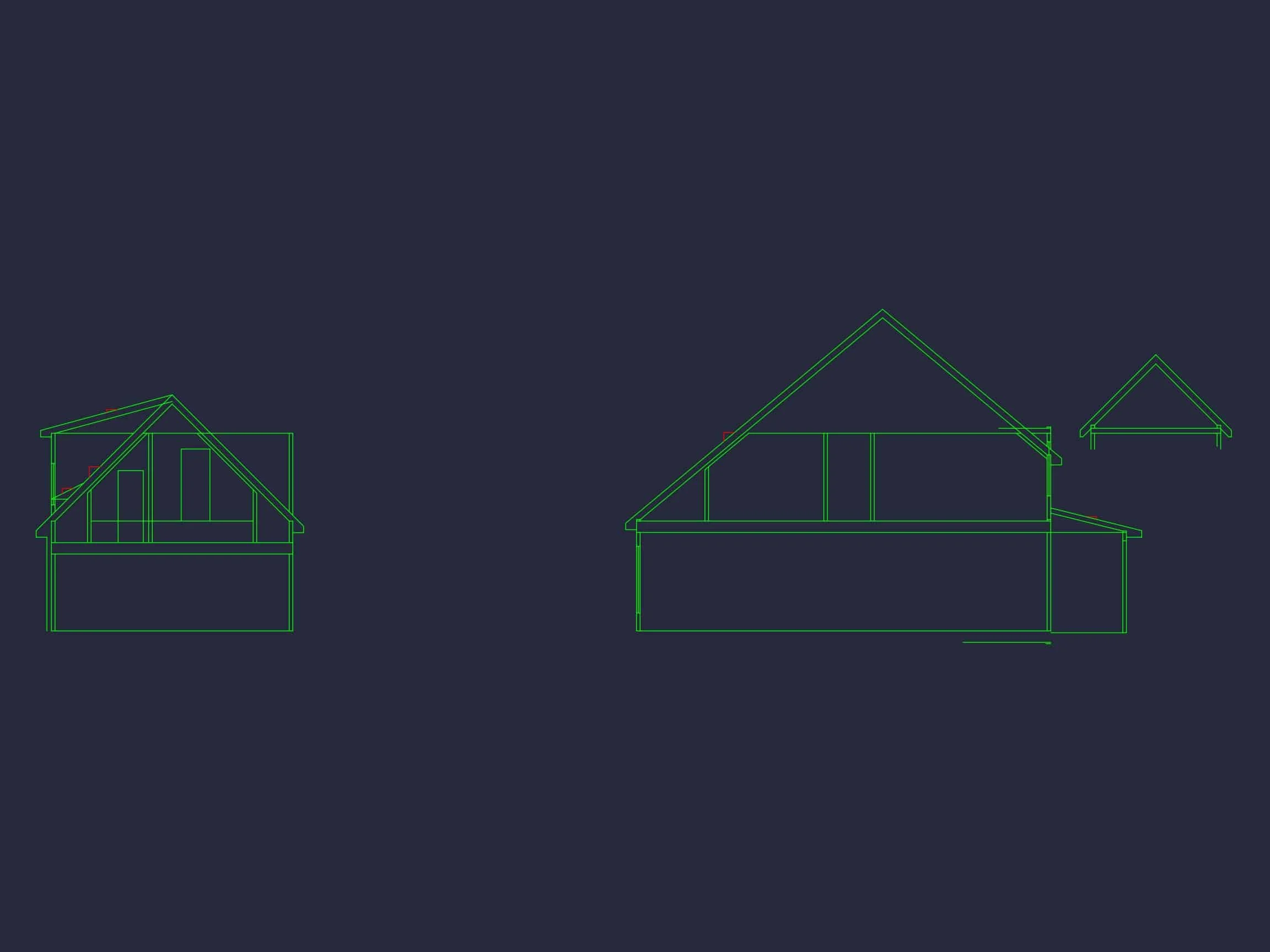19-1303 HOUSE PLAN - Modern Farmhouse Home Plan - 3-Bed, 2.5-Bath, 2,450 SF 16 Elegant house Floor Plan with CAD Designs & Blueprint Features
