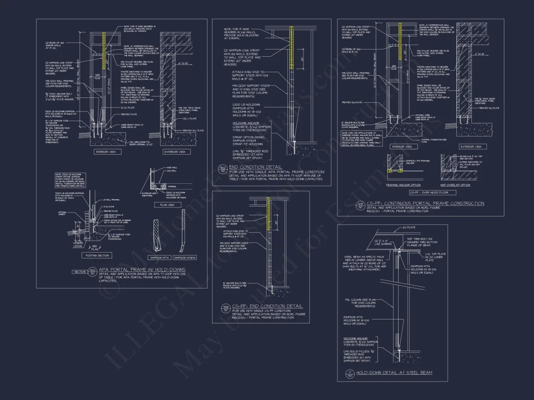 Modern 2-Story house Floor Plan with Detailed CAD Designs
