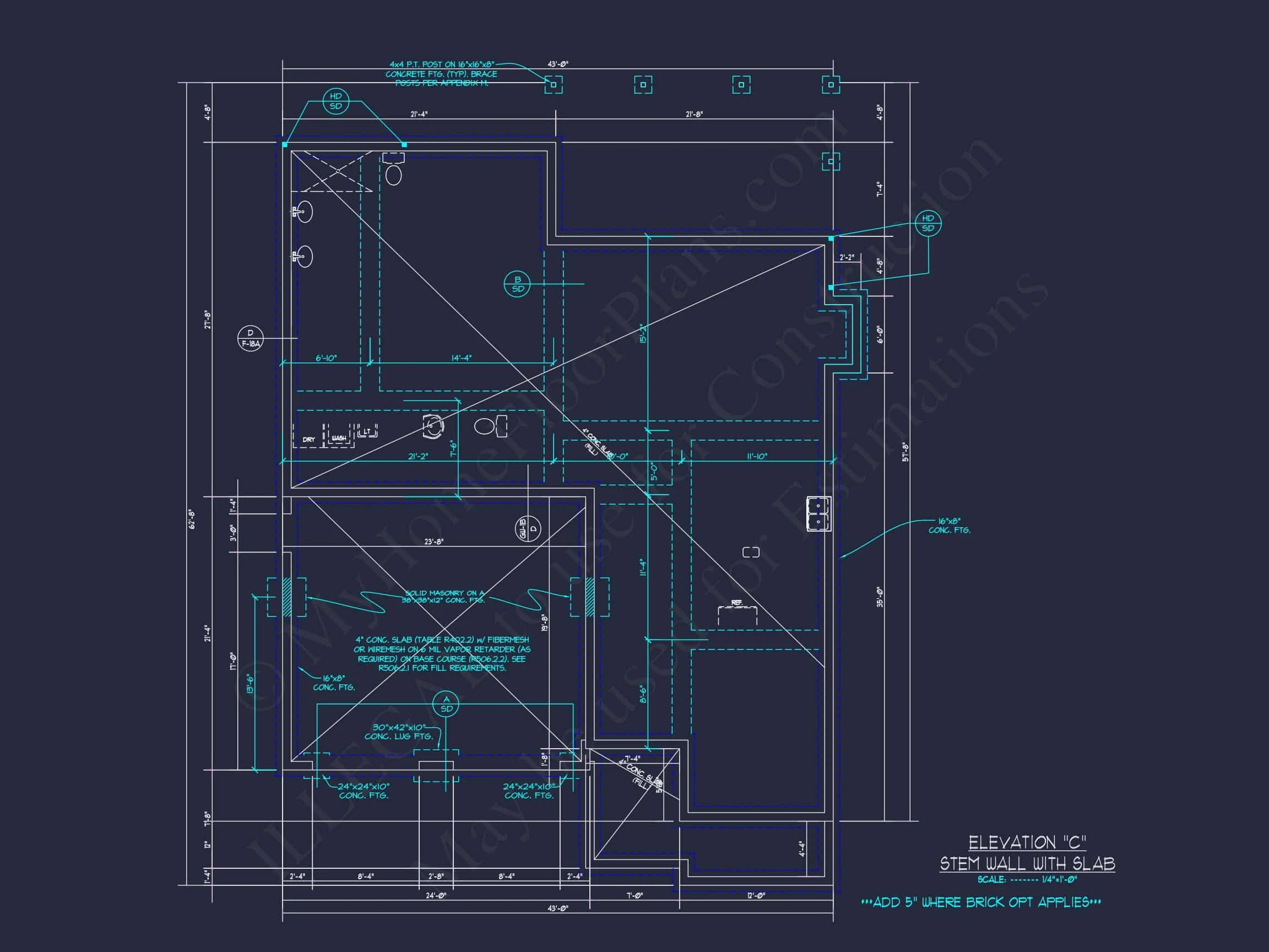 Craftsman house Plan with 1.5 Floors, CAD Architecture & Design