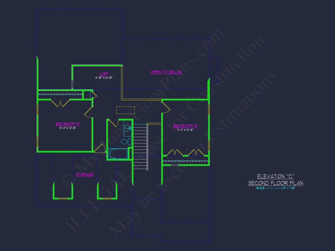 Craftsman house Plan with 1.5 Floors, CAD Architecture & Design