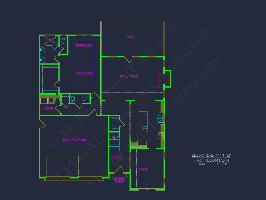 Craftsman house Plan with 1.5 Floors, CAD Architecture & Design