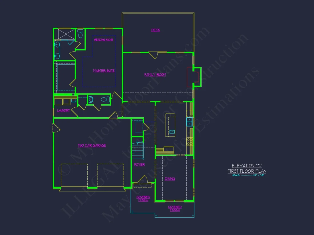 Craftsman house Plan with 1.5 Floors, CAD Architecture & Design