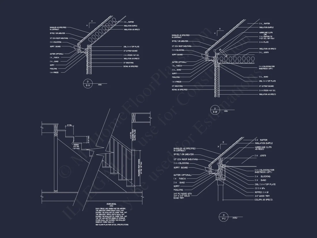 Craftsman house Plan with 1.5 Floors, CAD Architecture & Design