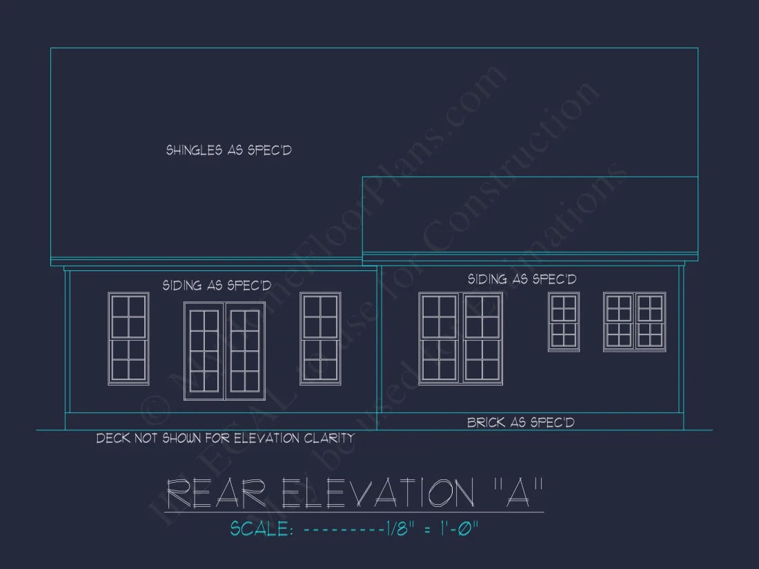 Craftsman house Plan with 1.5 Floors, CAD Architecture & Design
