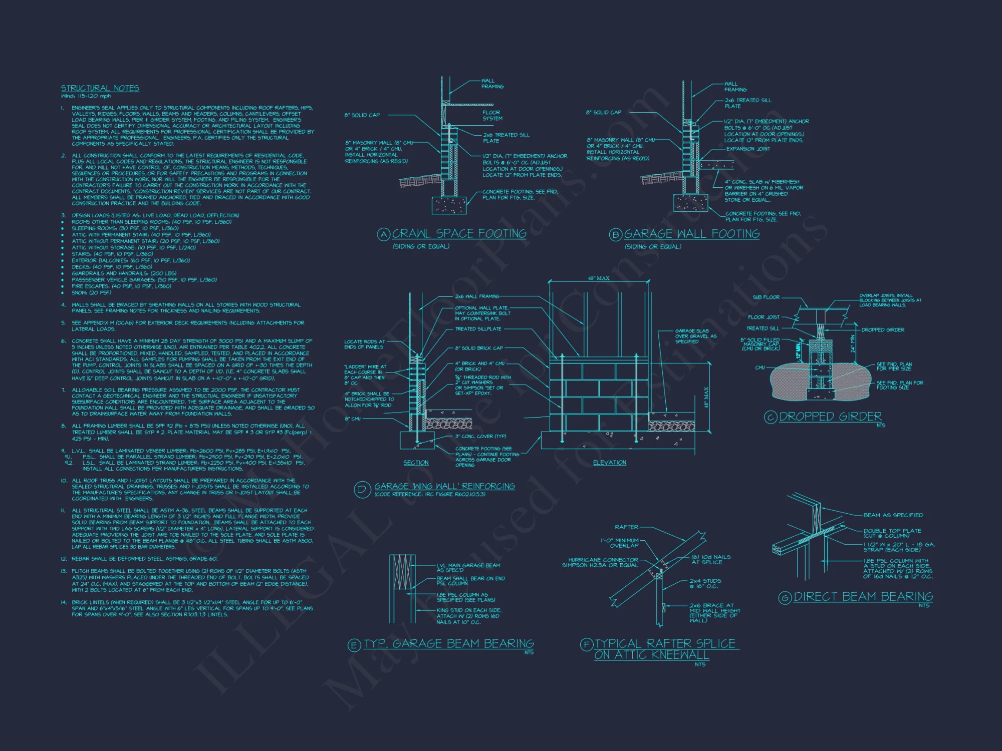 Traditional house Plan with Open Floor Blueprint and CAD Designs