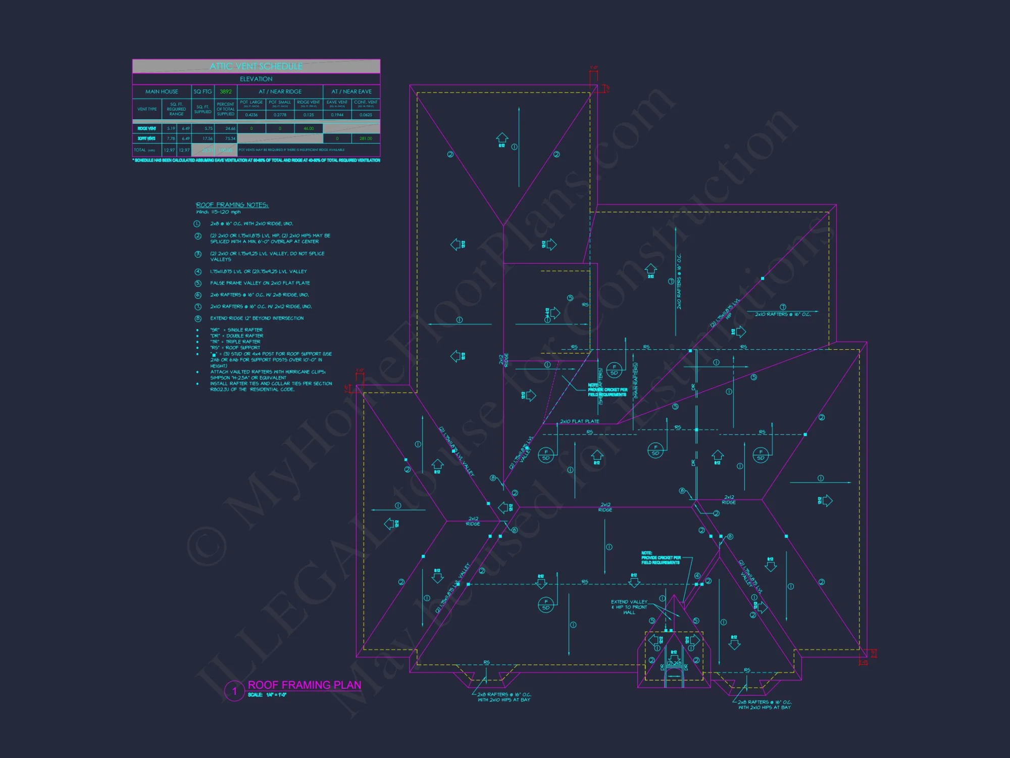 Traditional house Plan with Open Floor Blueprint and CAD Designs
