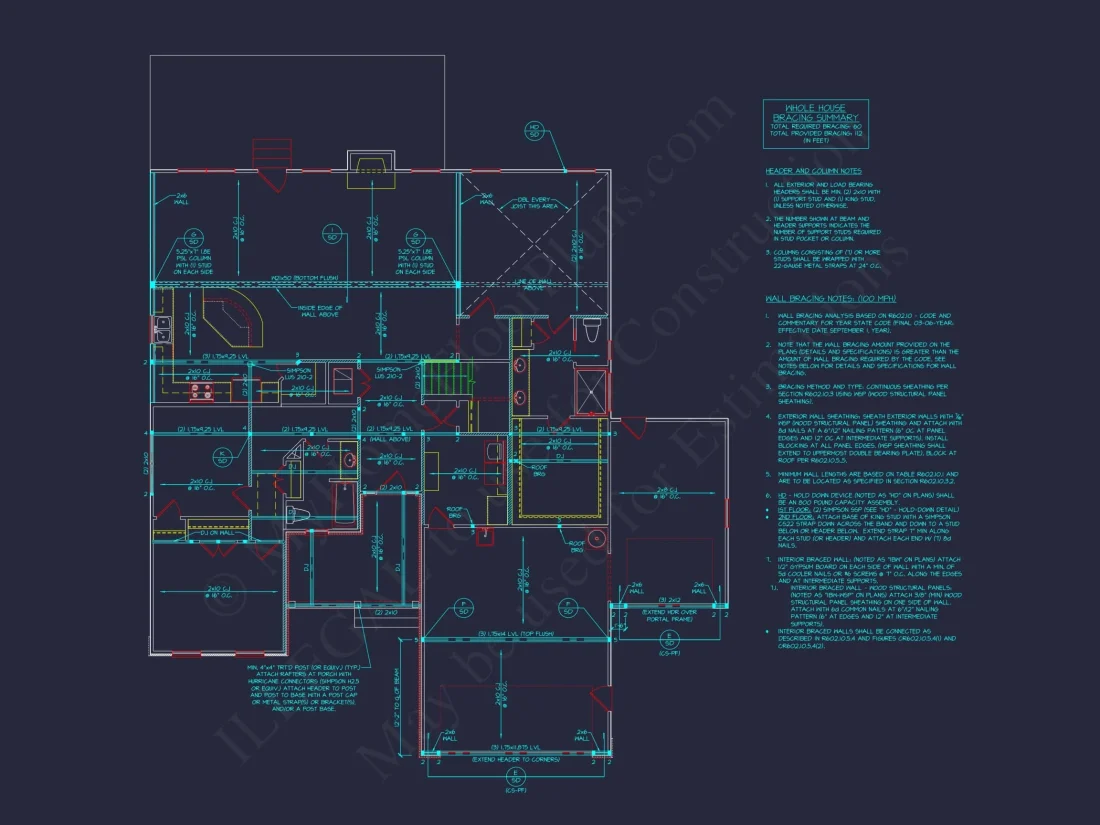 Modern Craftsman house Plan with Open Floor Blueprint Designs