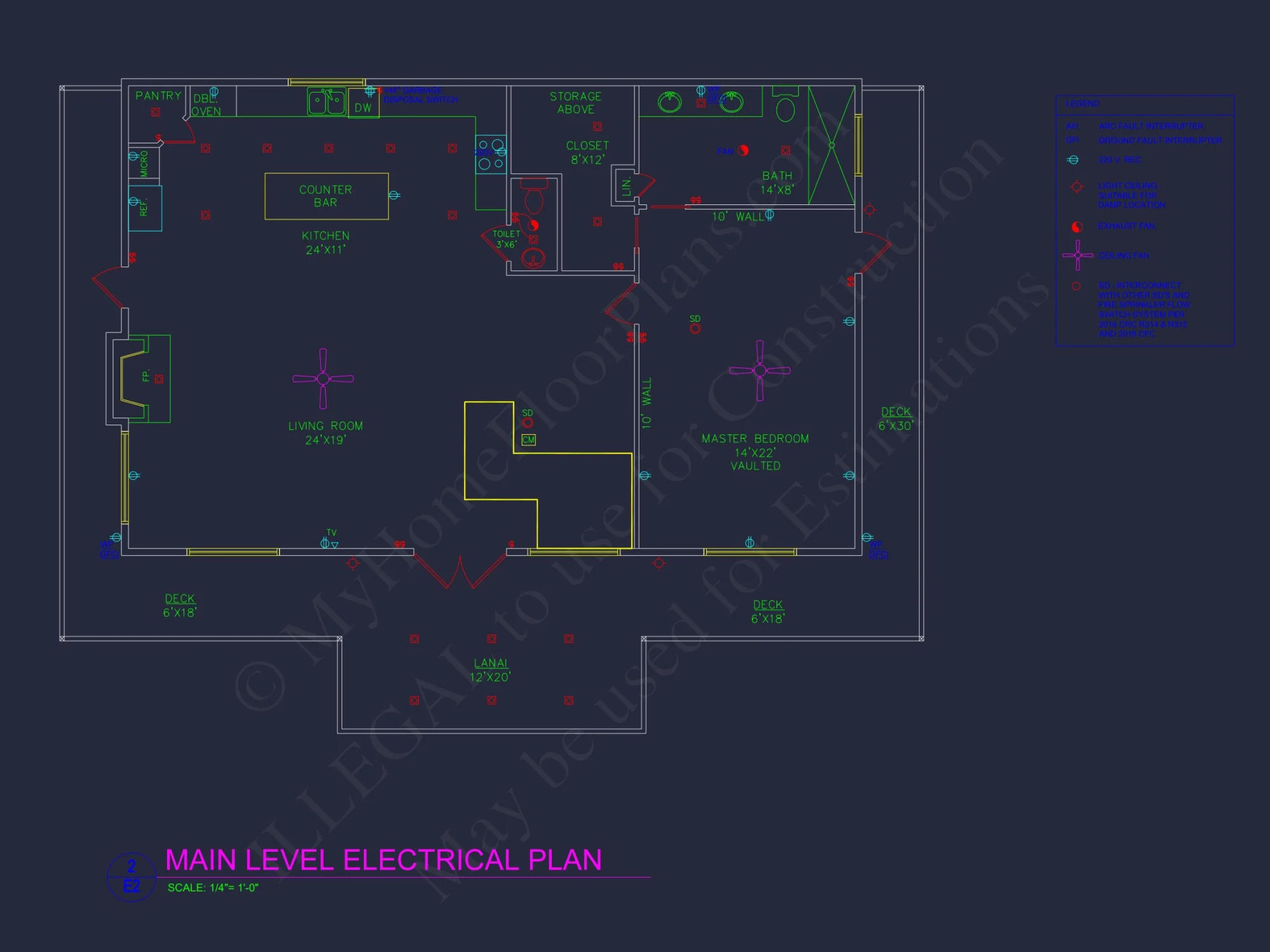 Charming 2-Bedroom Floor Plan with Vaulted Ceilings and CAD Designs