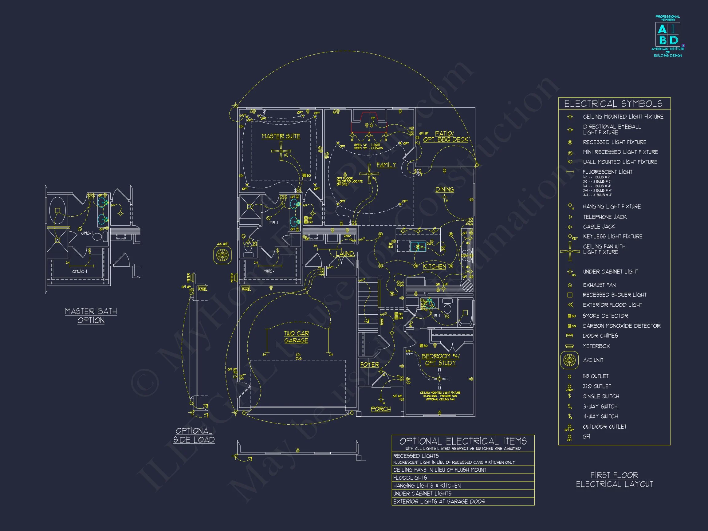 18-1975 HOUSE PLAN - Traditional Colonial Home Plan - 4-Bed, 3-Bath, 2,450 SF 9 Unique Modern Suburban house Plan with Detailed Floor & CAD Designs