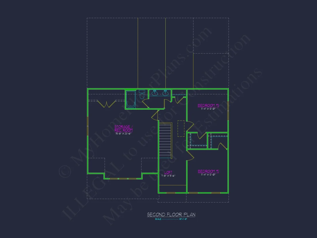 Unique Modern Suburban house Plan with Detailed Floor & CAD Designs