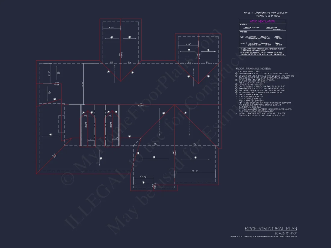 Traditional Farmhouse house Plan with Ranch Layout and CAD Designs