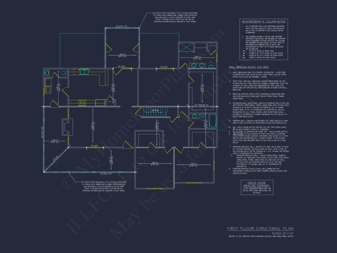 Traditional Farmhouse house Plan with Ranch Layout and CAD Designs
