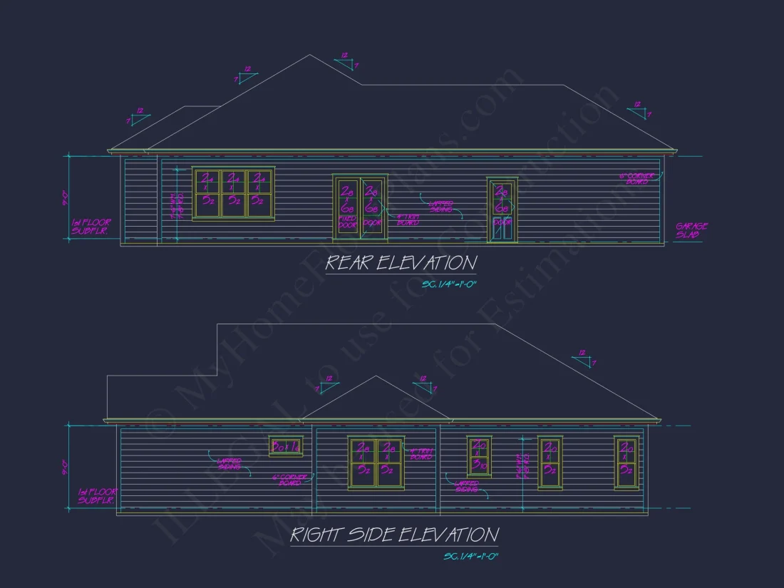 Craftsman house Plan with Open Floor Layout and 2-Car Garage