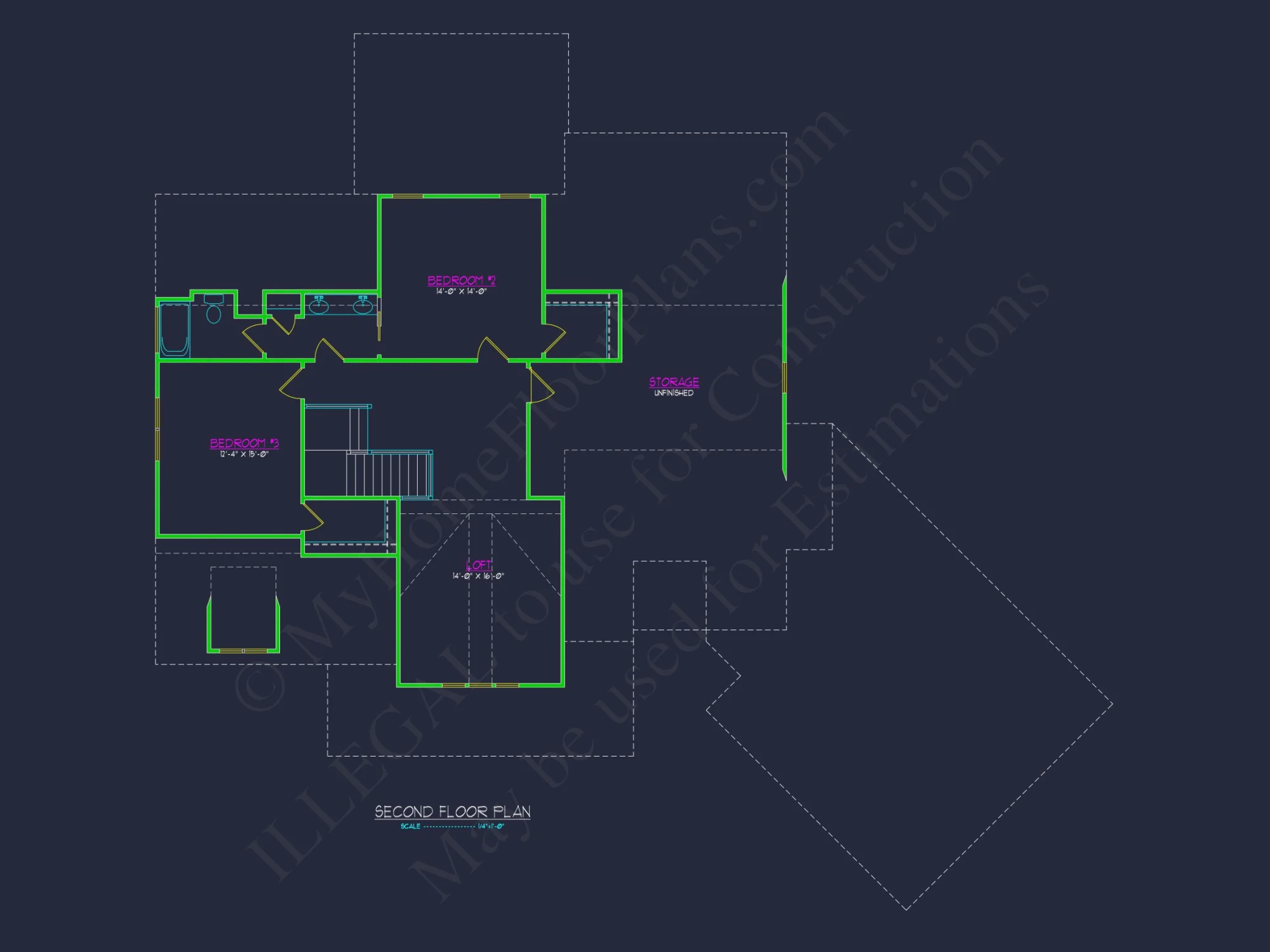 Spacious 2-Story house Plan with Modern Craftsman Designs