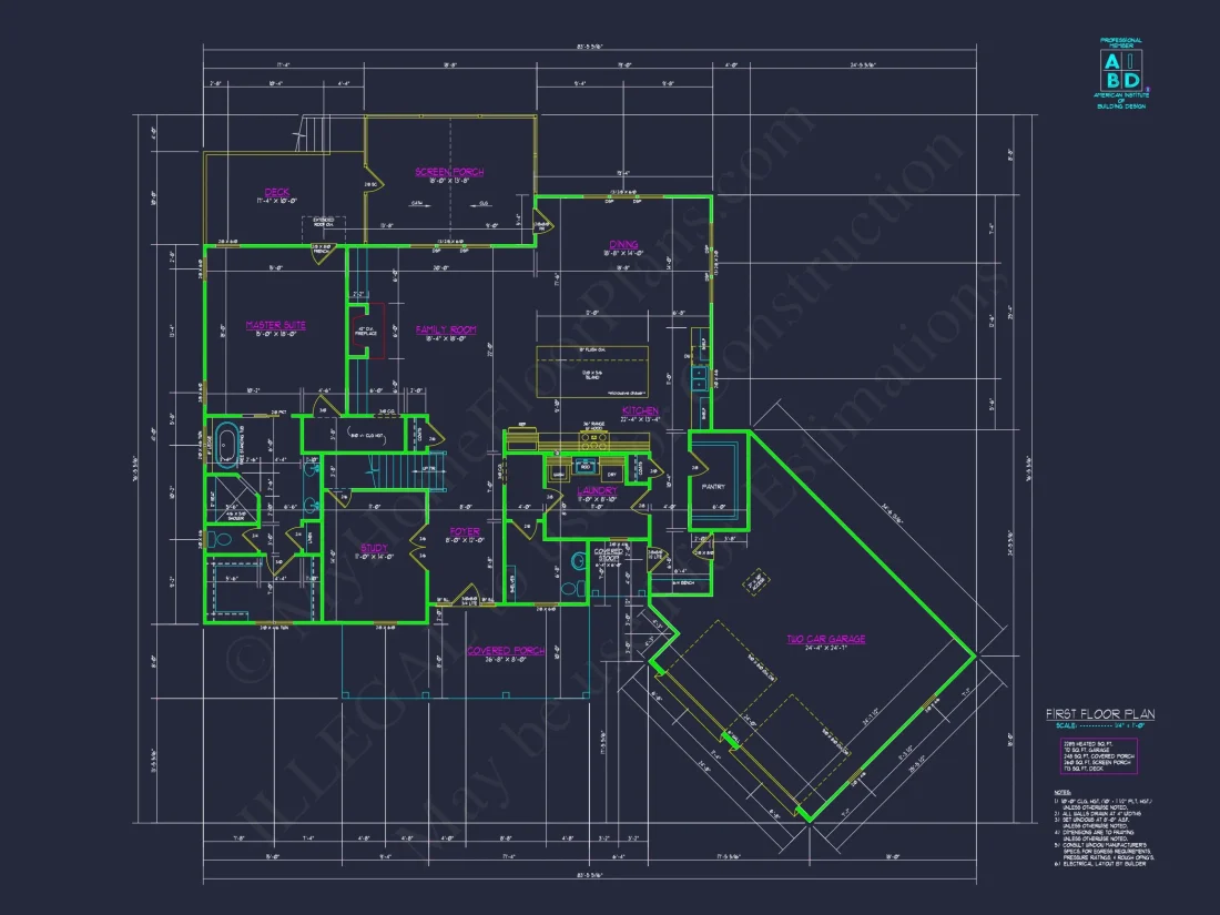 Spacious 2-Story house Plan with Modern Craftsman Designs