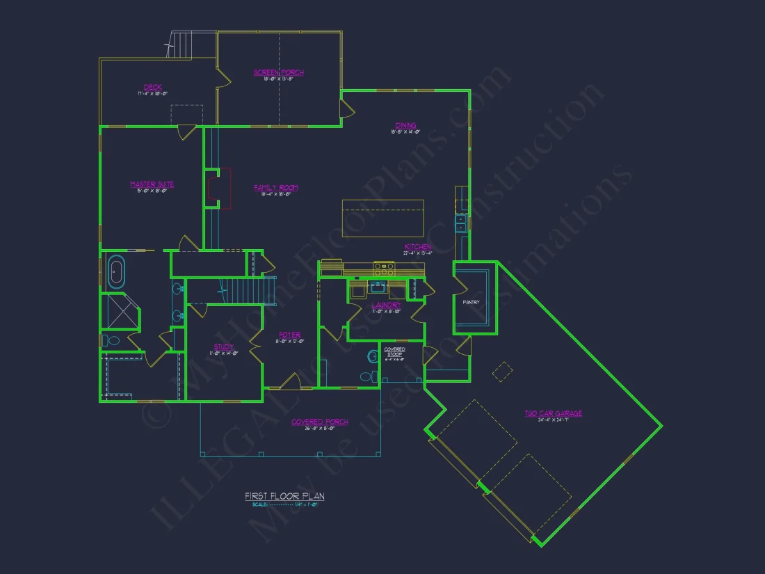 Spacious 2-Story house Plan with Modern Craftsman Designs