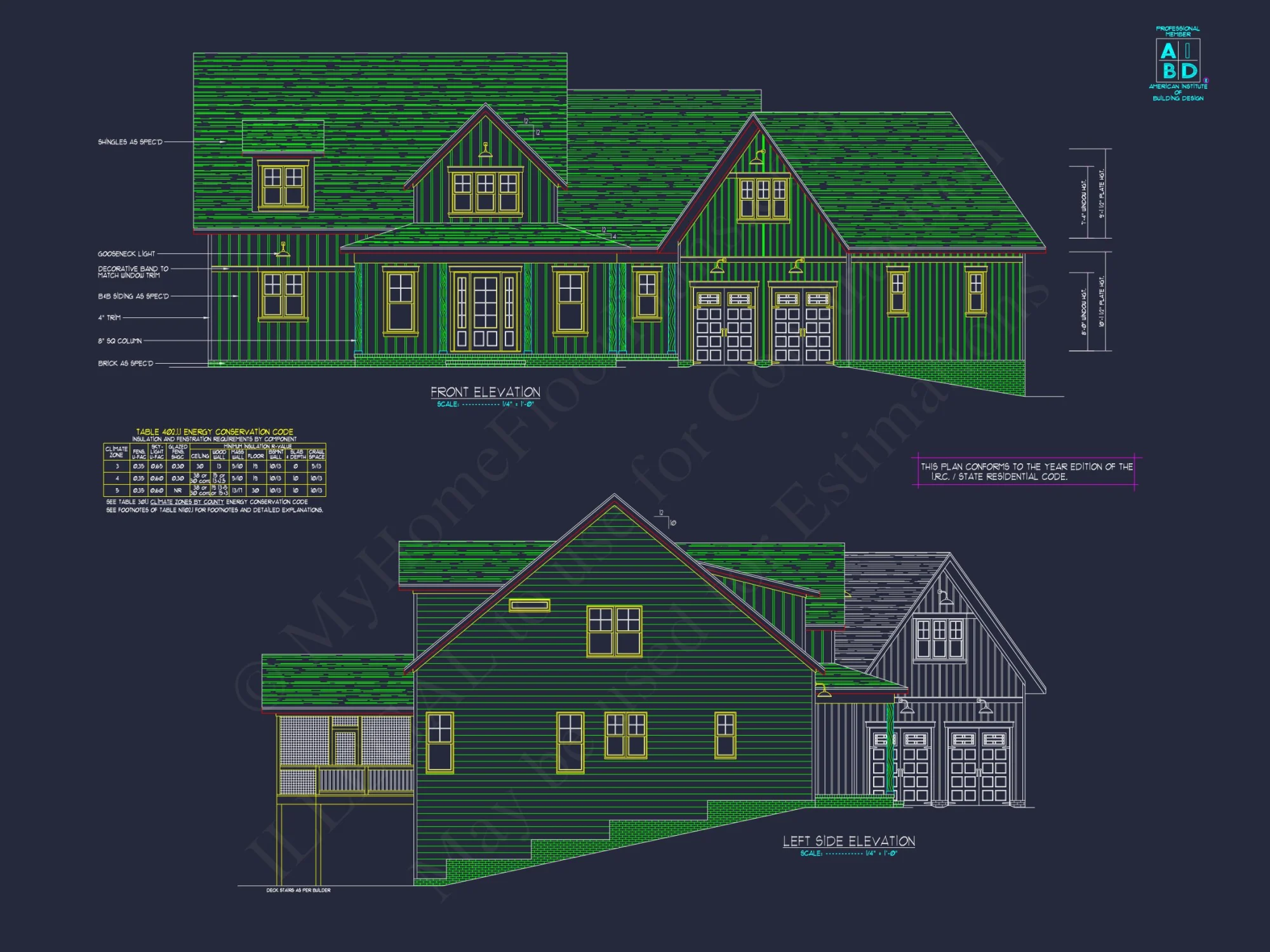 Spacious 2-Story house Plan with Modern Craftsman Designs