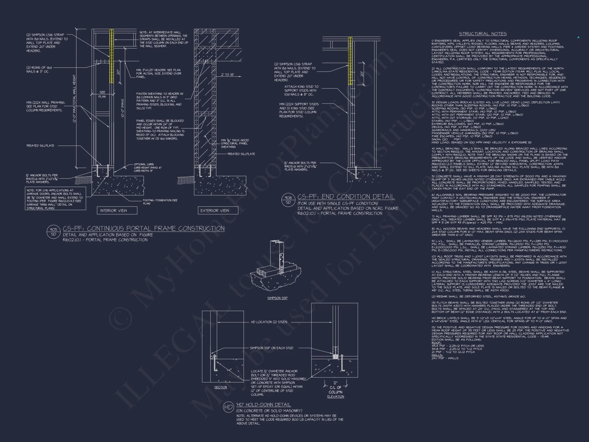 Modern Ranch-Style house Plan with Open Floor and CAD Designs