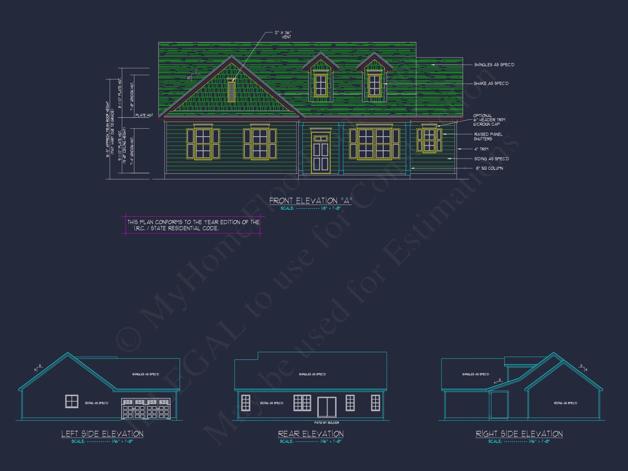 Modern Ranch-Style house Plan with Open Floor and CAD Designs