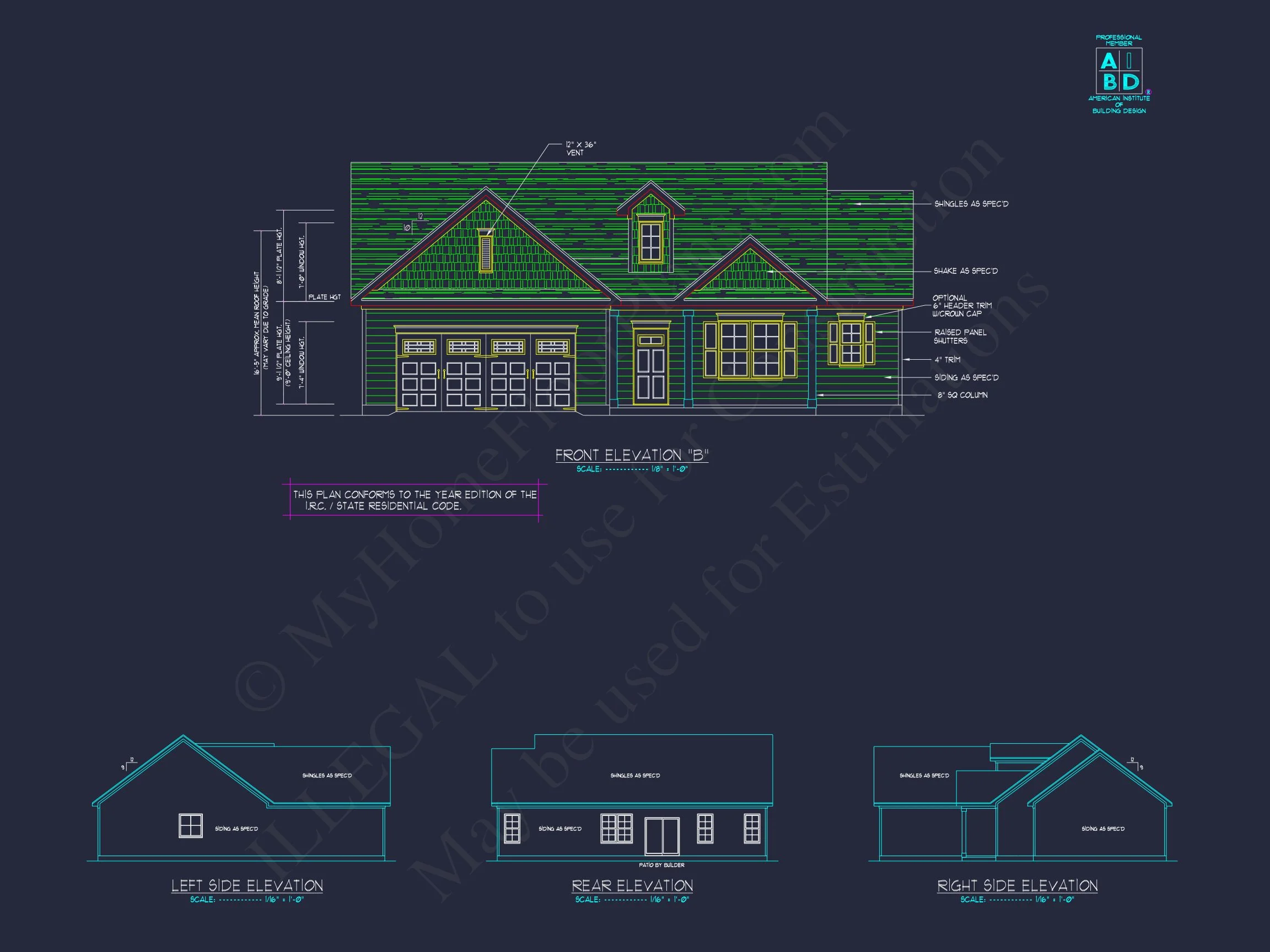 18-1020 HOUSE PLAN - Modern Ranch-Style House Plan with Open Floor and CAD Designs 3 Modern Ranch-Style house Plan with Open Floor and CAD Designs