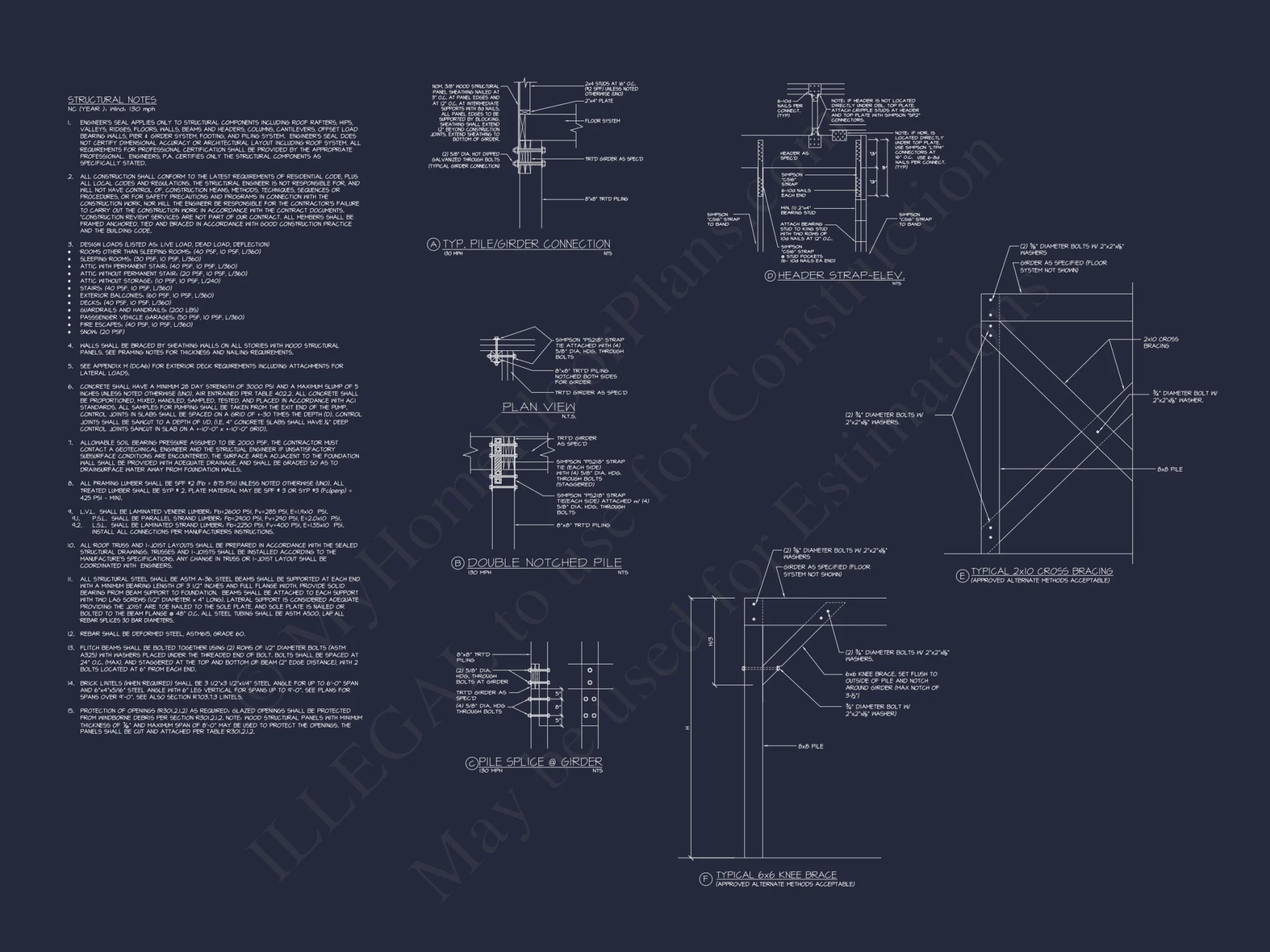 Beach house Plan with Open Floor Plan & Architectural Designs