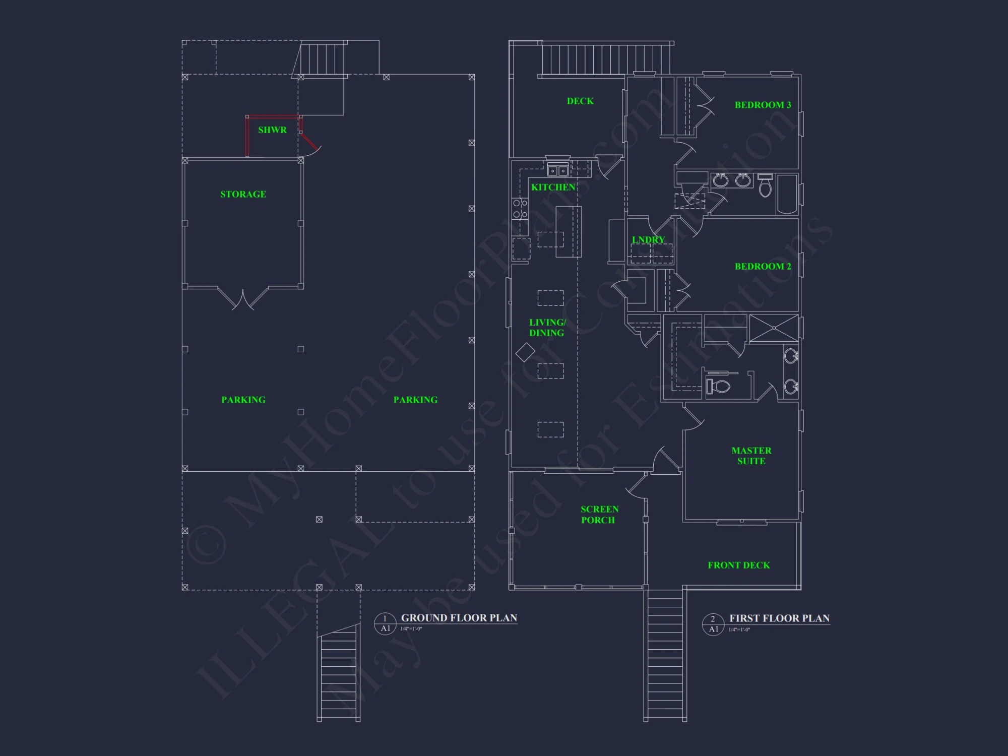 Beach house Plan with Open Floor Plan & Architectural Designs