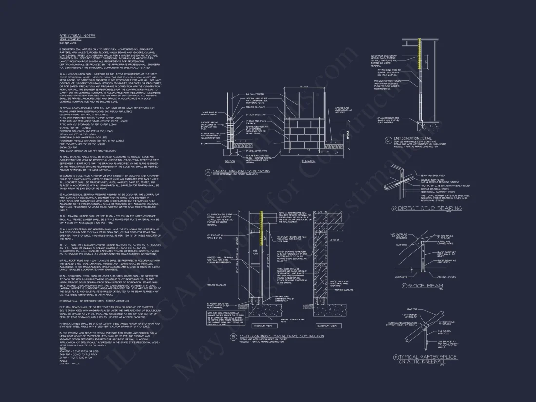 Spacious house Plan: 3 Beds, 2 Baths, CAD Designs & More
