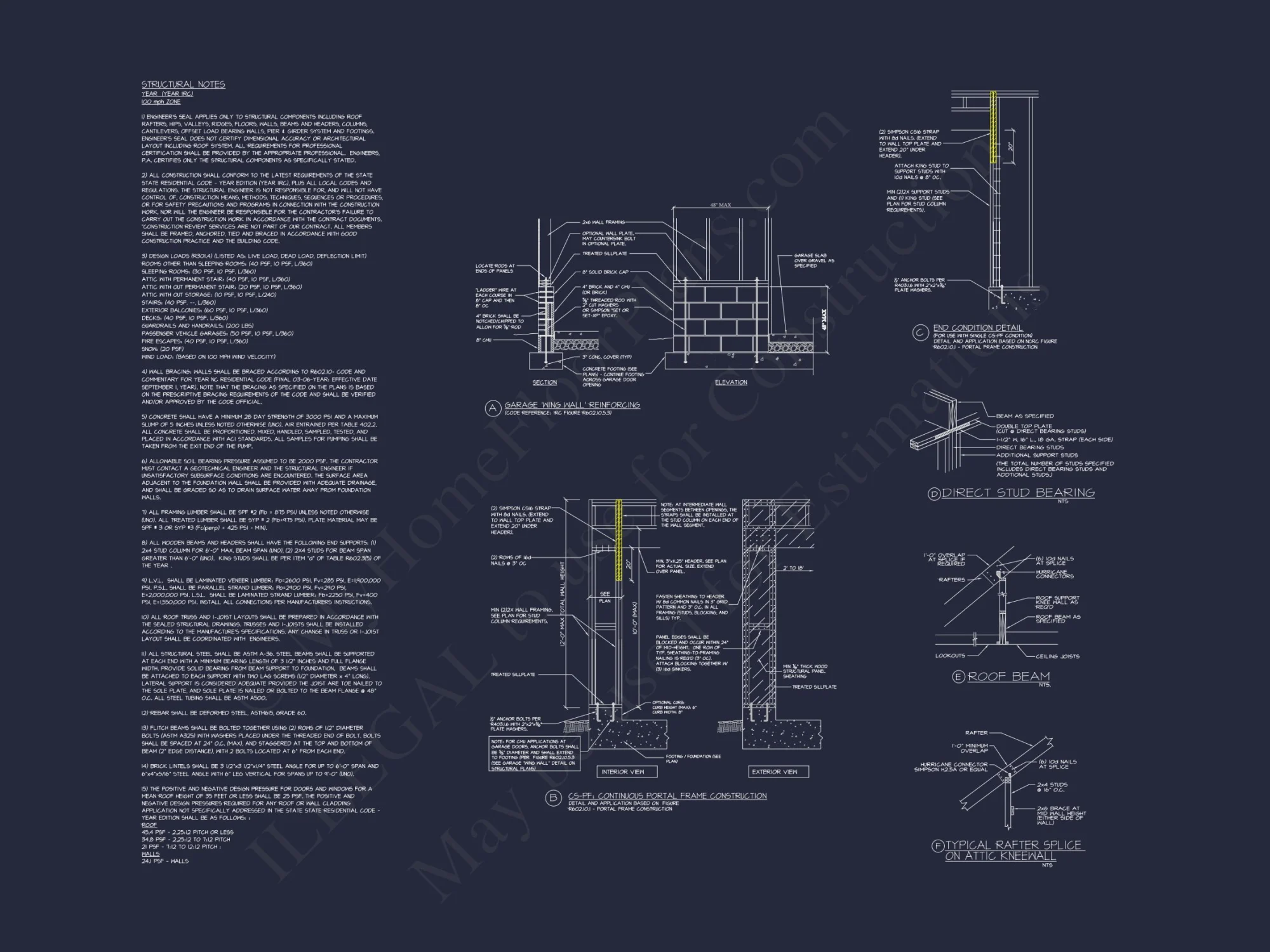 Spacious house Plan: 3 Beds, 2 Baths, CAD Designs & More