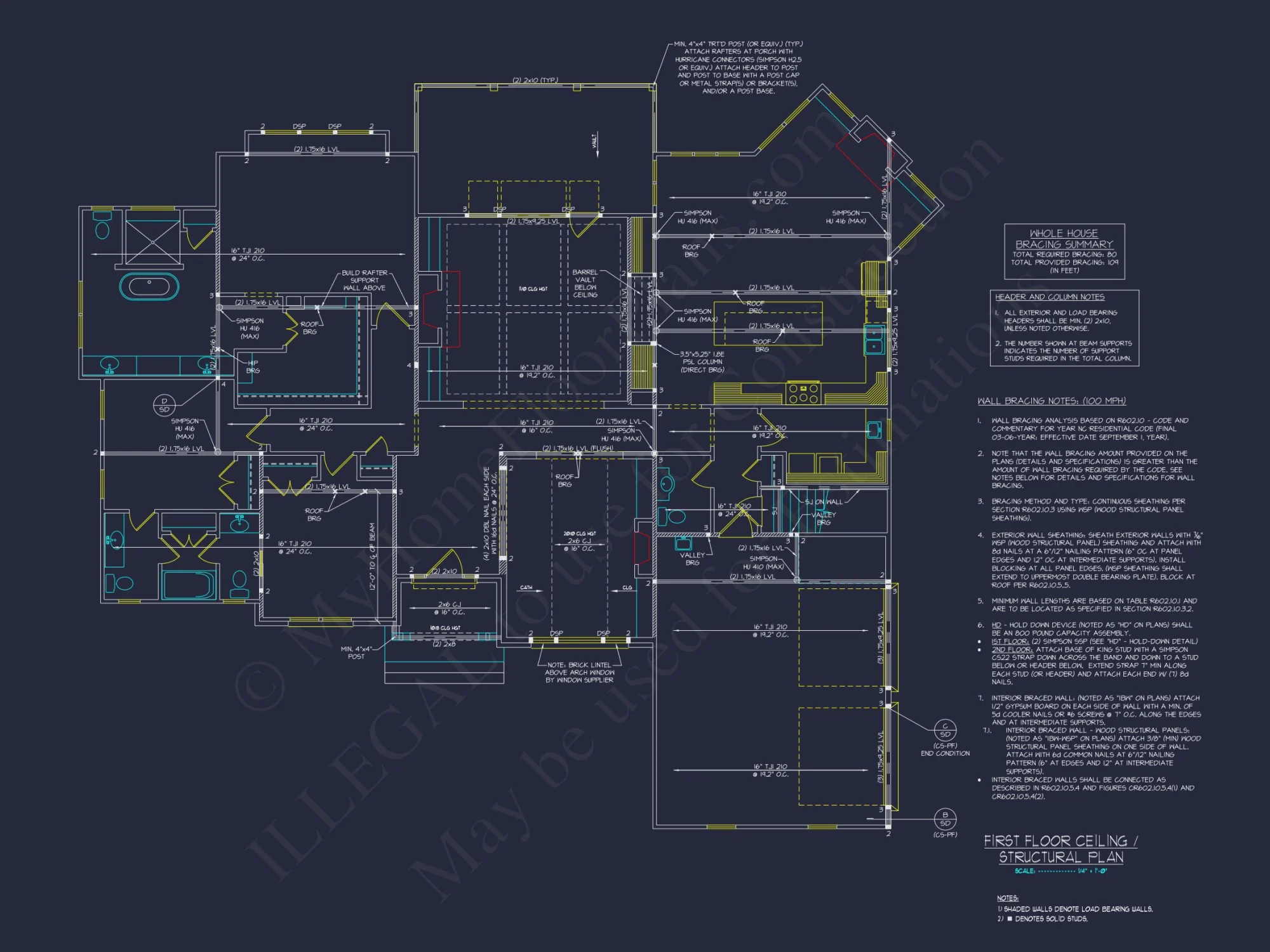 Spacious house Plan: 3 Beds, 2 Baths, CAD Designs & More