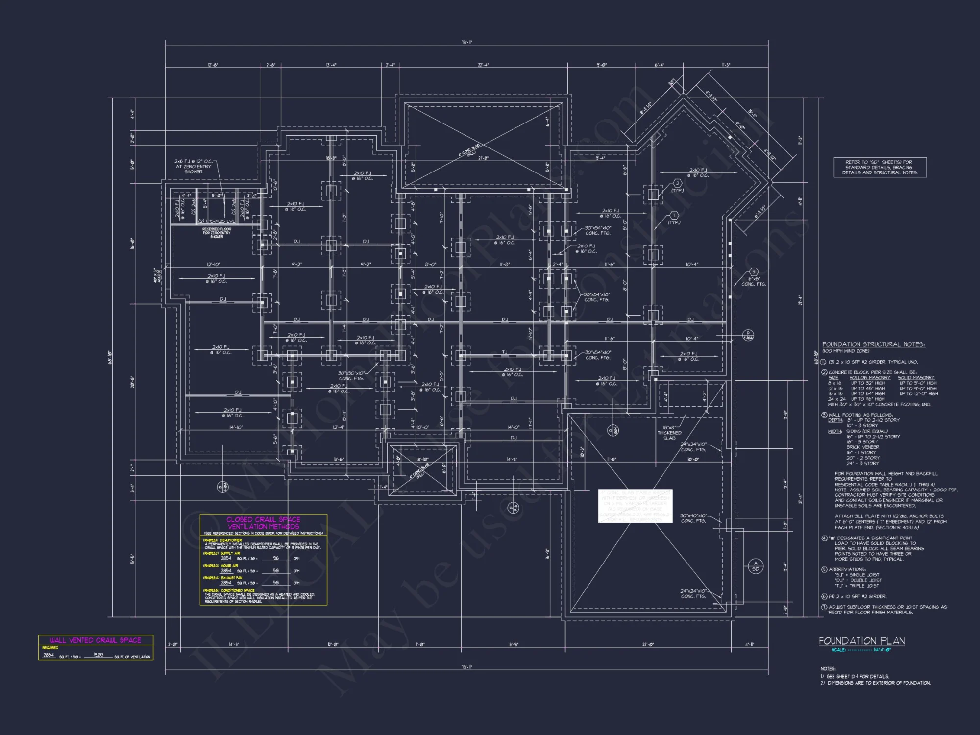 Spacious house Plan: 3 Beds, 2 Baths, CAD Designs & More