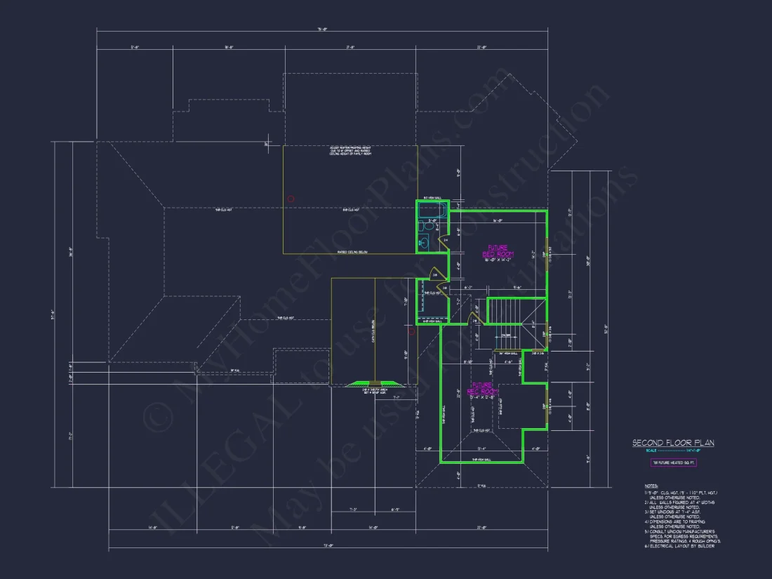 Spacious house Plan: 3 Beds, 2 Baths, CAD Designs & More