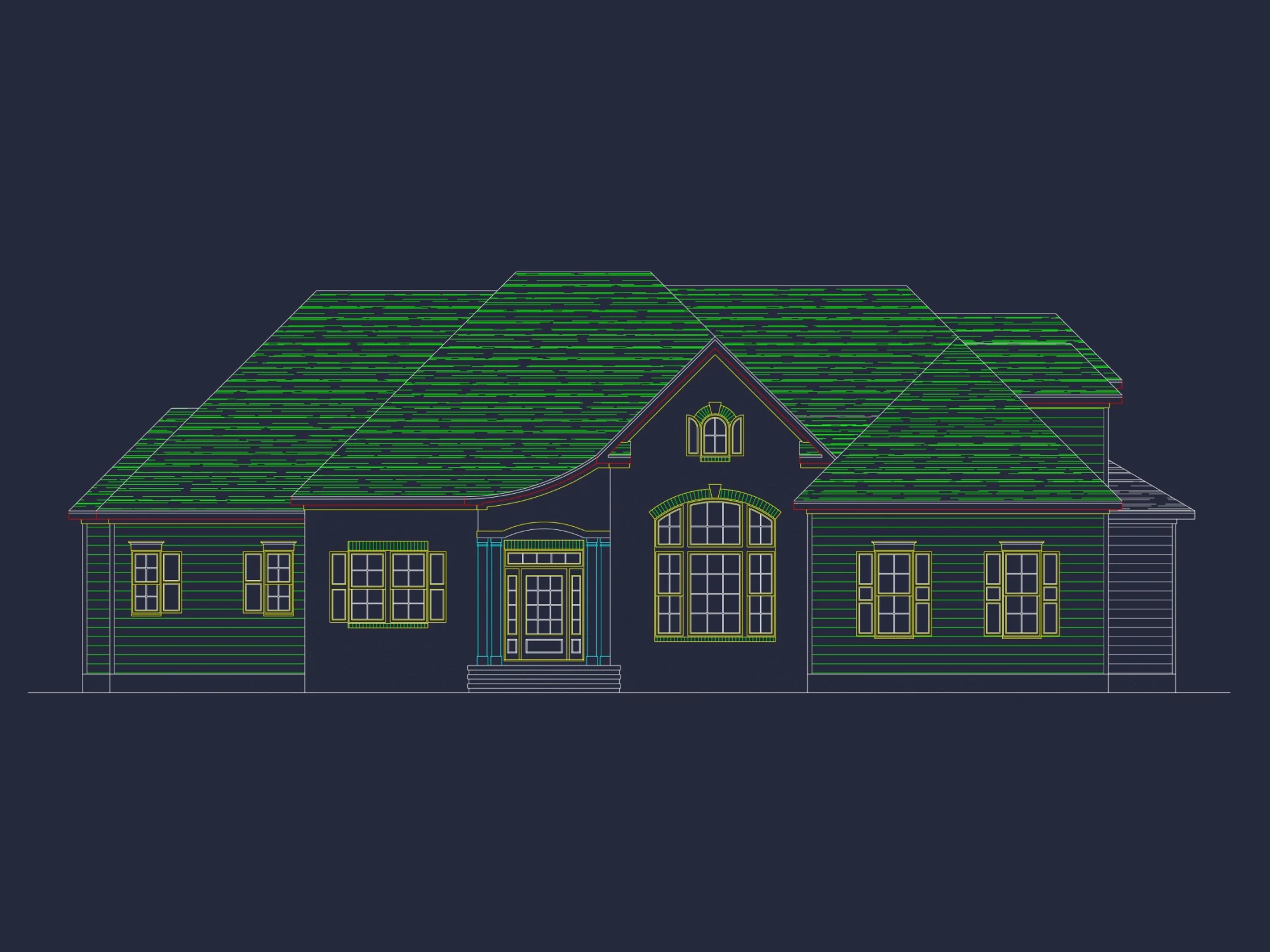 Spacious house Plan: 3 Beds, 2 Baths, CAD Designs & More