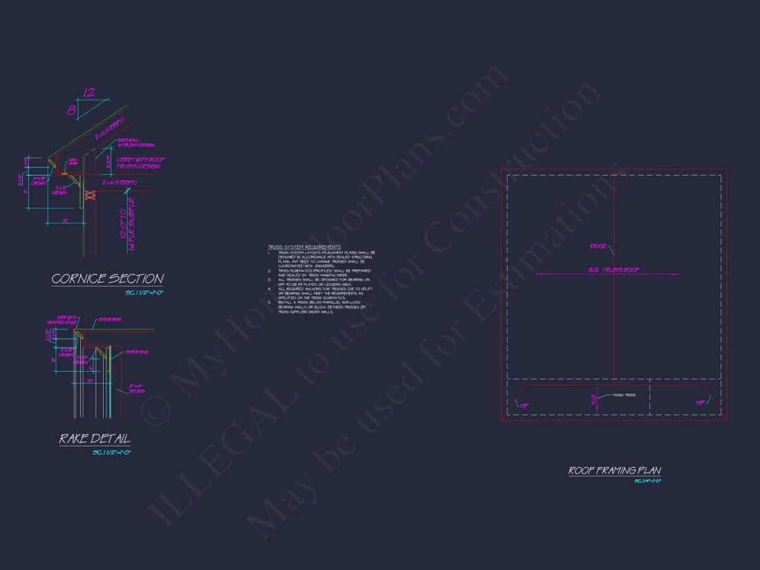 Coastal house Plan with Complete Floor Designs and Blueprints